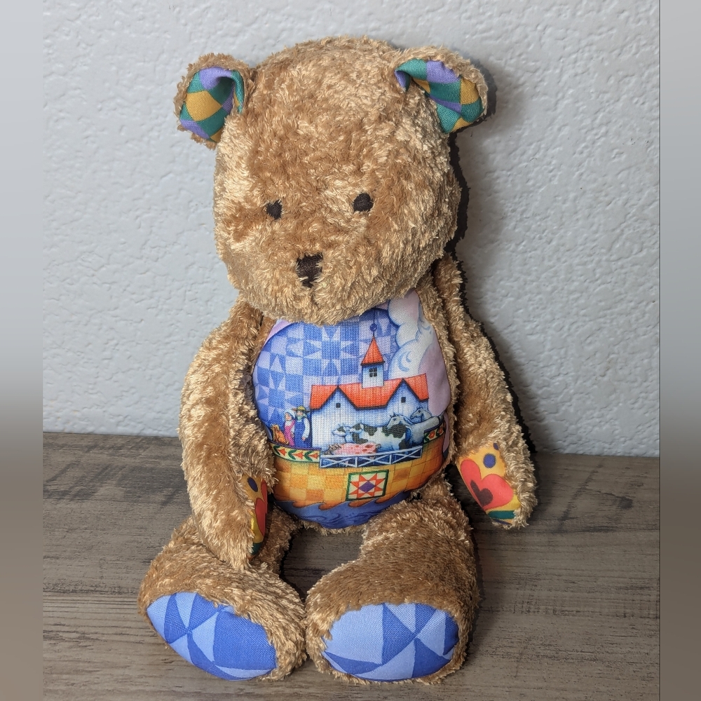Jim Shore Boyds Jointed Teddy Bear Plush Noahs Ark  2006